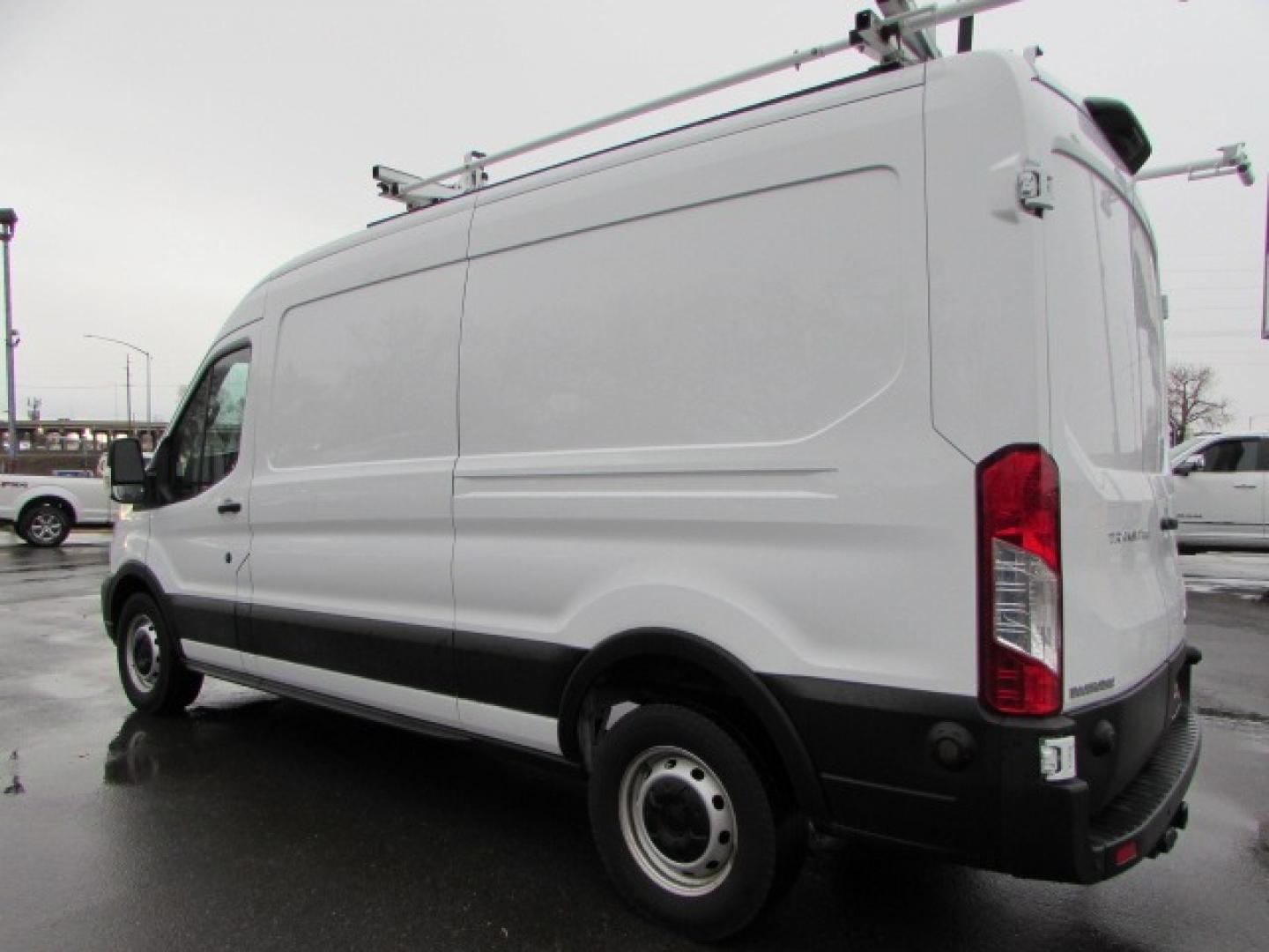 2020 White /Black Ford Transit 350 (1FTBW9C86LK) with an 3.5L PFDI V6 Gas engine, 10 speed Automatic transmission, located at 4562 State Avenue, Billings, MT, 59101, (406) 896-9833, 45.769516, -108.526772 - 2020 Ford Transit 350 Van Medium Roof 148-in. WB Cargo Van - One owner! 3.5L PFDI Gasoline V6 - 10 speed automatic transmission - rear wheel drive - 117,088 miles - One owner - Inspected and serviced - copy of inspection and work performed as well as a full vehicle history report provided Air - Photo#1